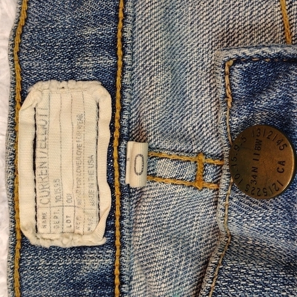 current/elliott Mississippi Destroy Blue High Rise The Skinny Boy Jeans - Picture 6 of 12